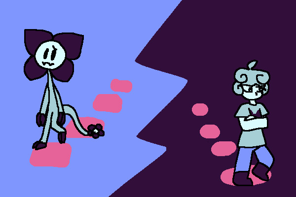 you walk around in circles, i walk around in squares