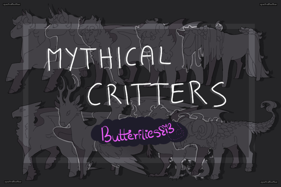 Mythical Butterfly Critters