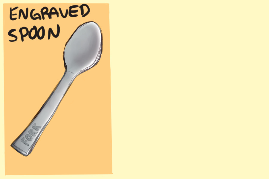 engraved spoon