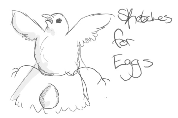 Sketches for eggs!