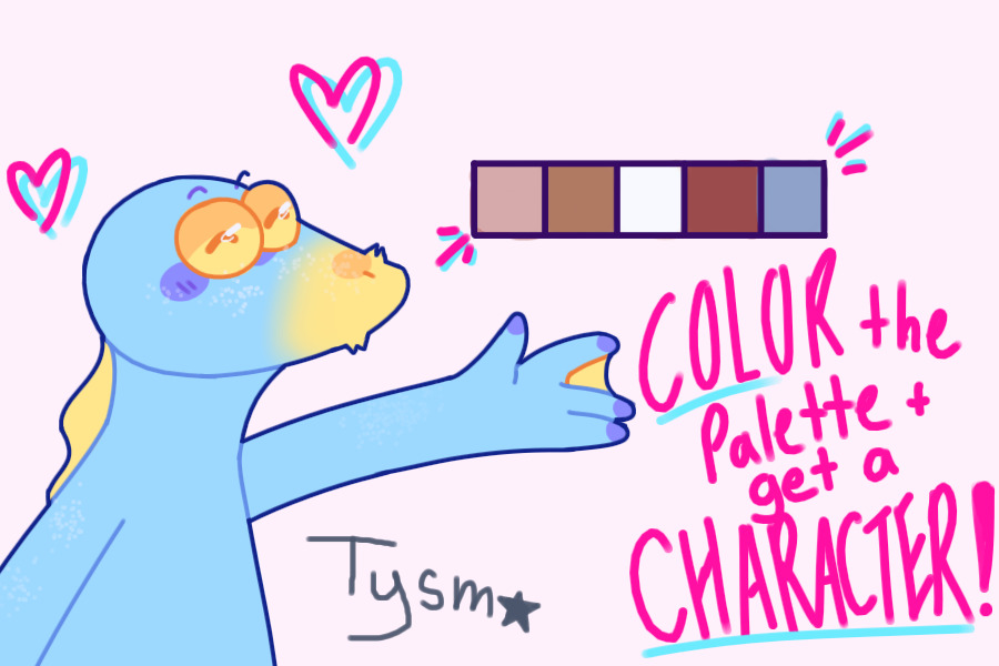 colour the palette, get a character
