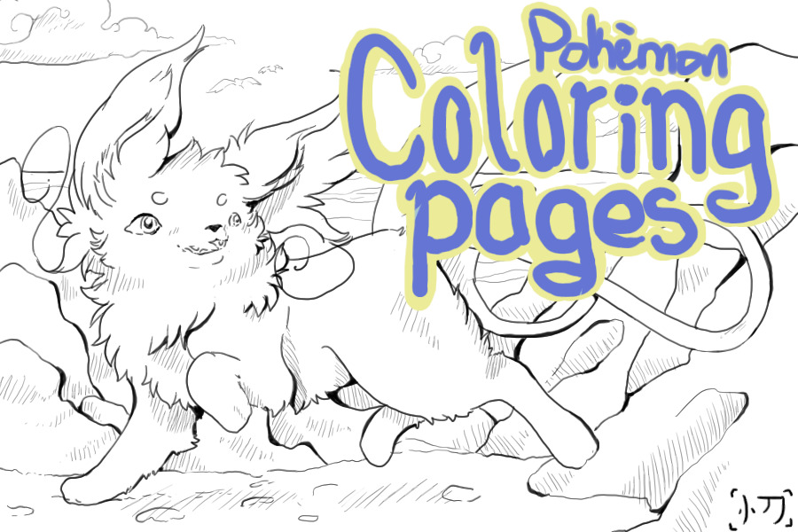 Pokemon Coloring pages - favorites edition