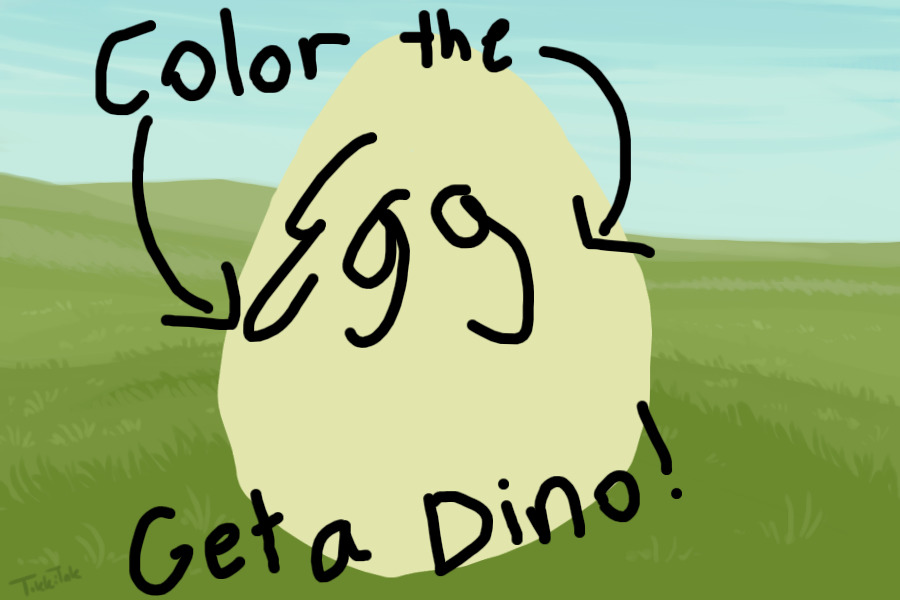 Color the Egg, Get a Dino!