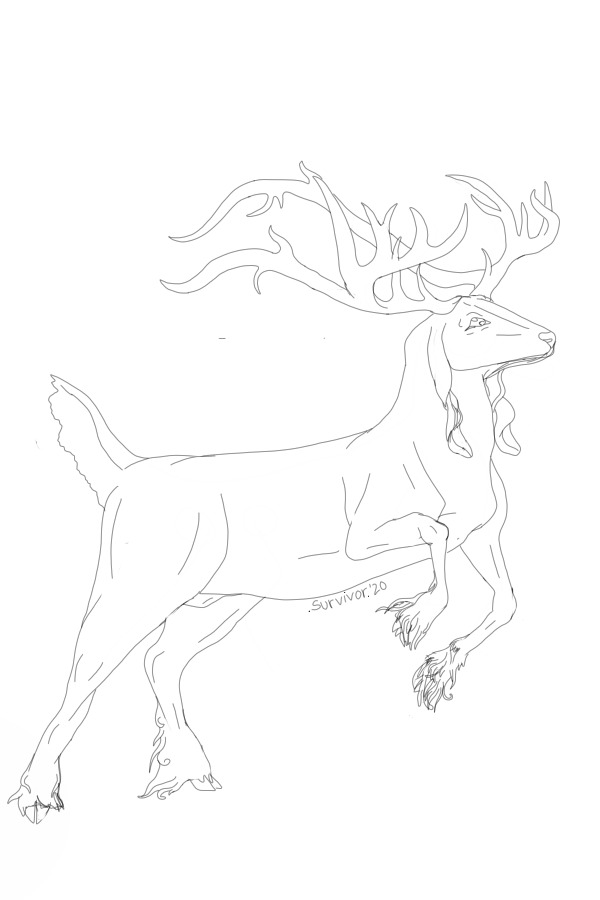 Fantasy deer lines