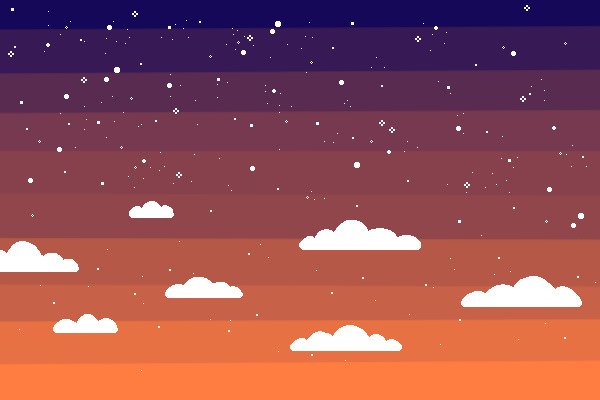 pixel skies