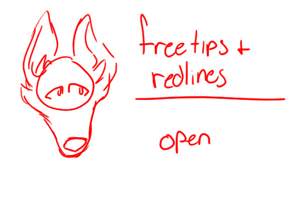 free tips + redlines | open