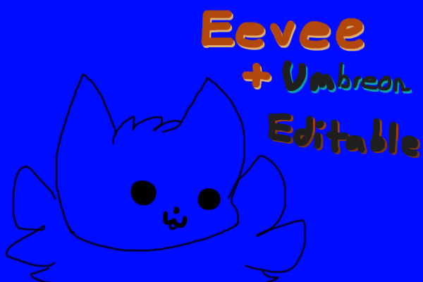 Eevee/Umbreon editable