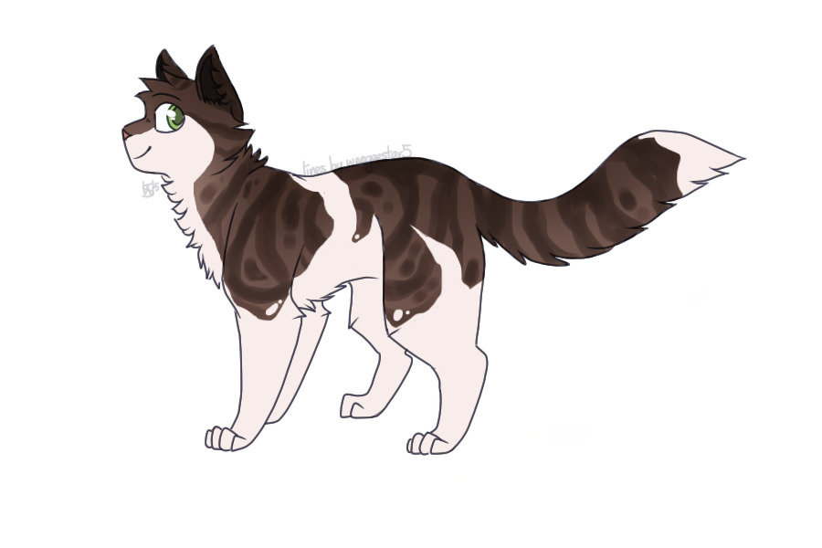 cat adopt #1 - without shading/highlights