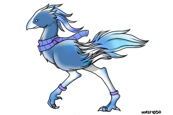 Blue Bell the chocobo