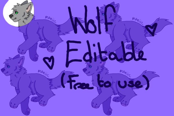 Wolf Editable F2U