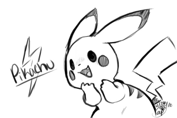 Pikachu doodle