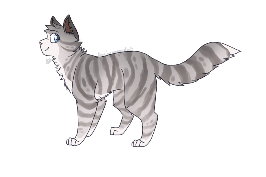 cat adopt #2 - without shading/highlights