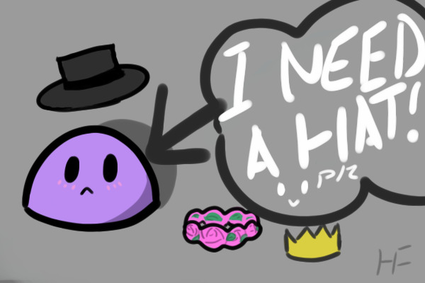 Lil' Blob Friend Needs a Hat :>