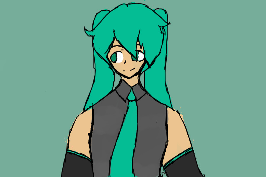 Quick Miku drawing