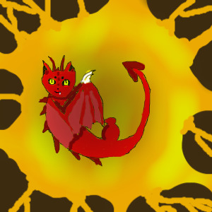 fire cat dragon