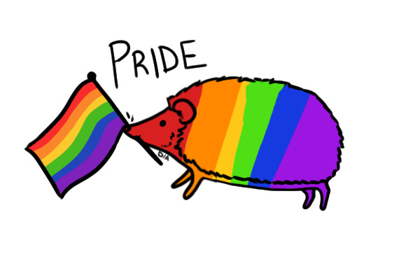 Pridehog Editable