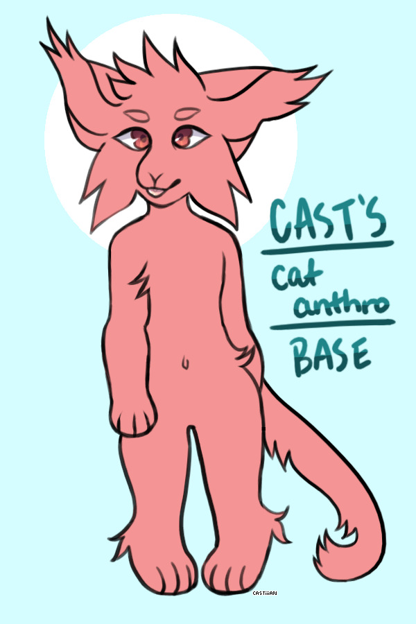 cast's cat anthro base