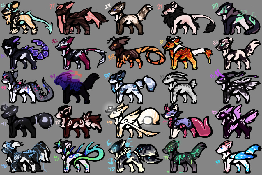 adopts 50/100 closed