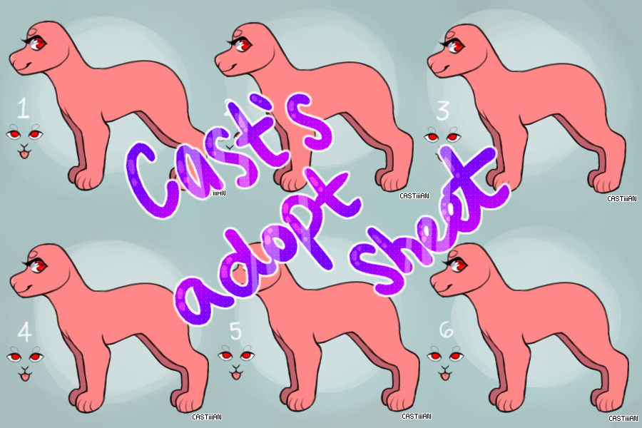 cast's adopt sheet