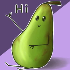 Mr Pear says hi