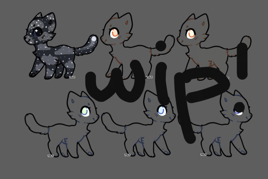 WIP galaxy cats