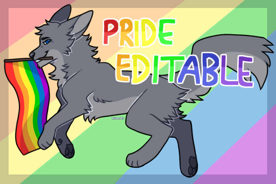 pride canine editable!