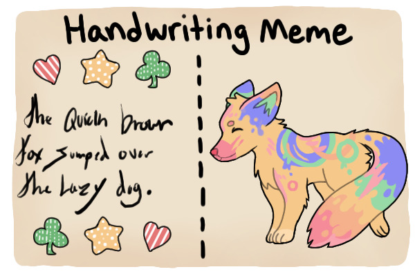 HandWriting Meme!