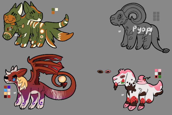 Adopts up for auction! (4/4 CLOSED!)