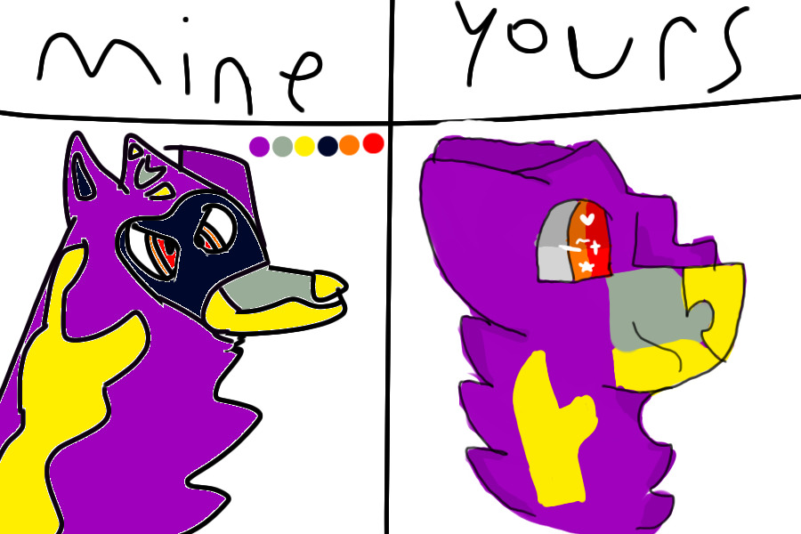 mine vs yours