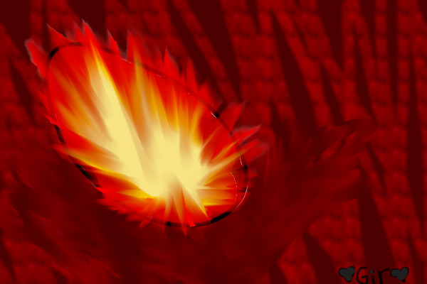 Flaming egg