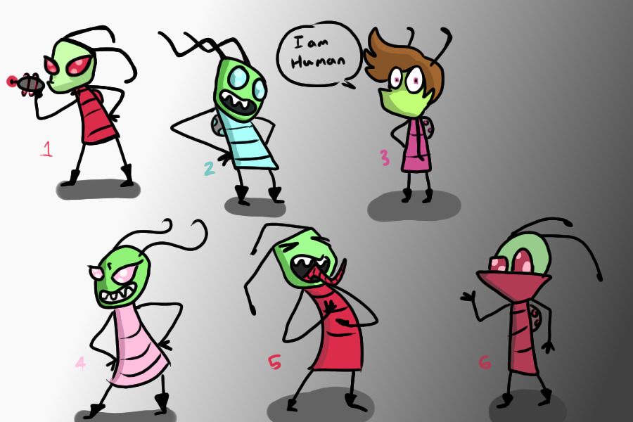 Invader Zim Characters CLOSED