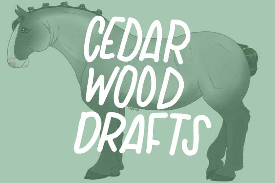 Cedar Wood Drafts