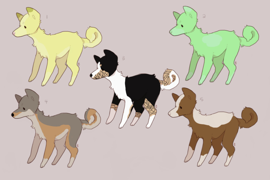 More dog adopts (CLOSED, ALL TAKEN)