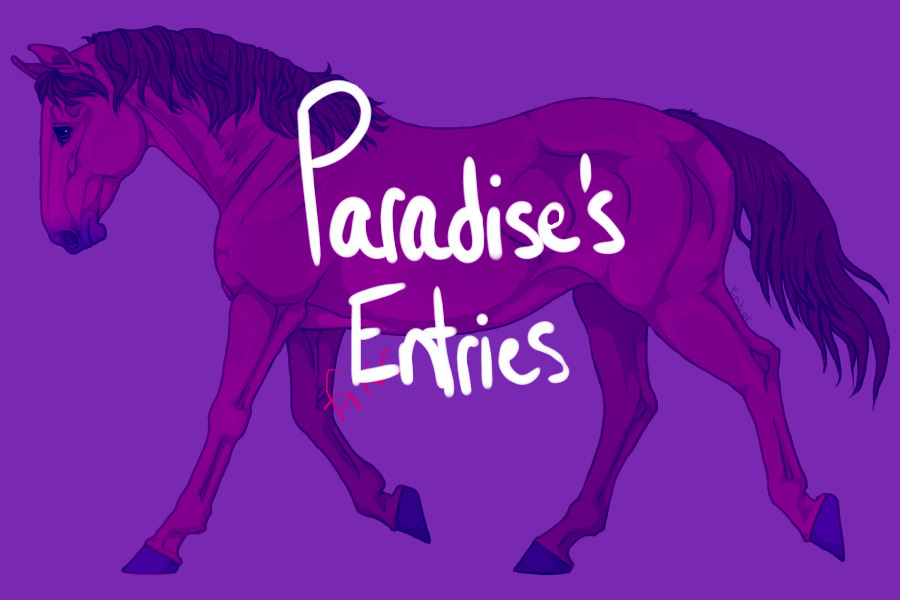 paradise's entries | range trotters