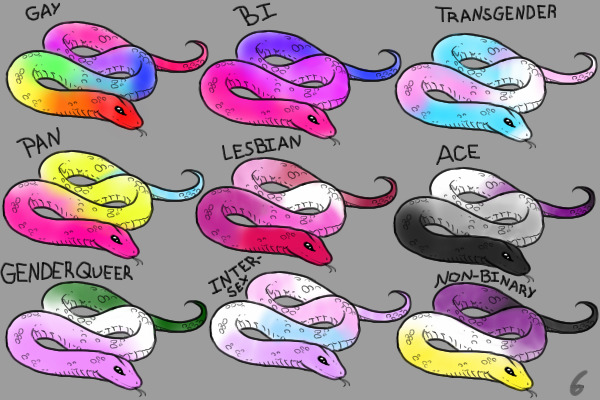 Pride Snakes!