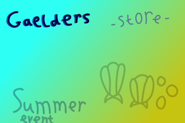 Gaelders Summer Event - Store