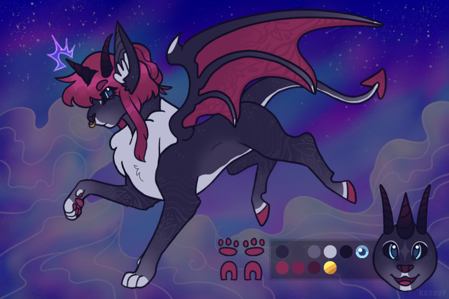 Lambicorn MYO: Floral vampire