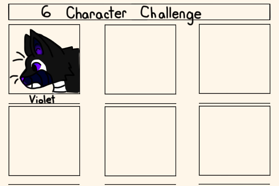 6 Character Challenge!