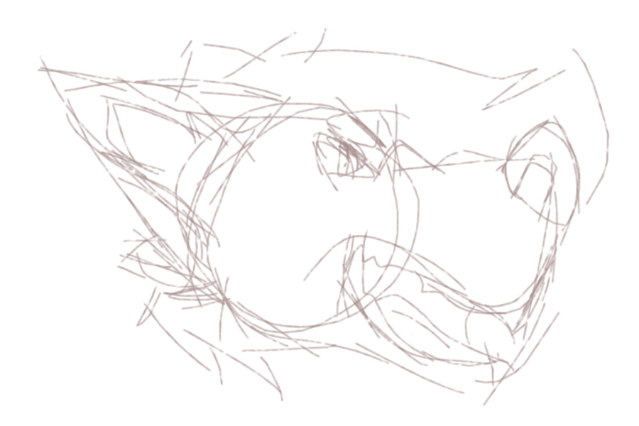 Angry doggo sketch