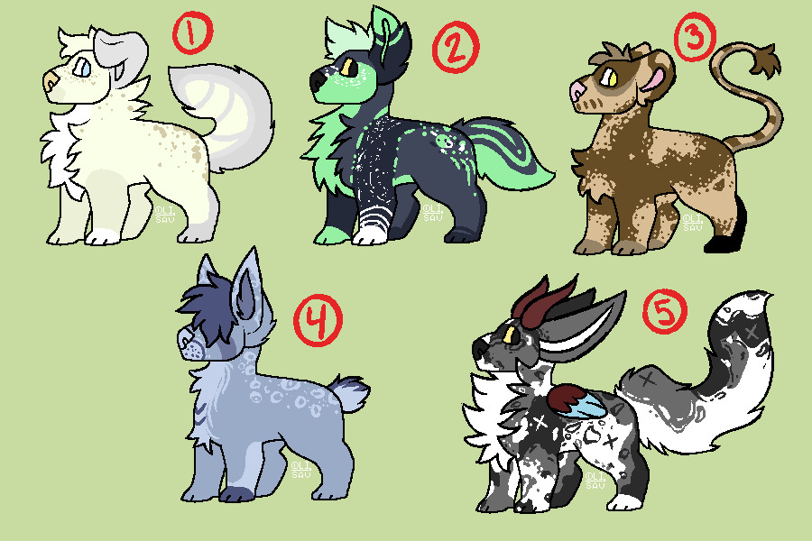 50 c$ canine adopts 2/5 OPEN!!