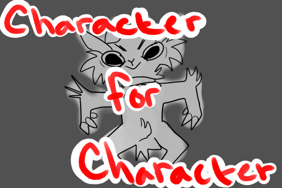 character for character ig