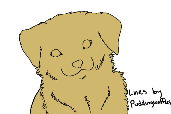Puppy Lineart