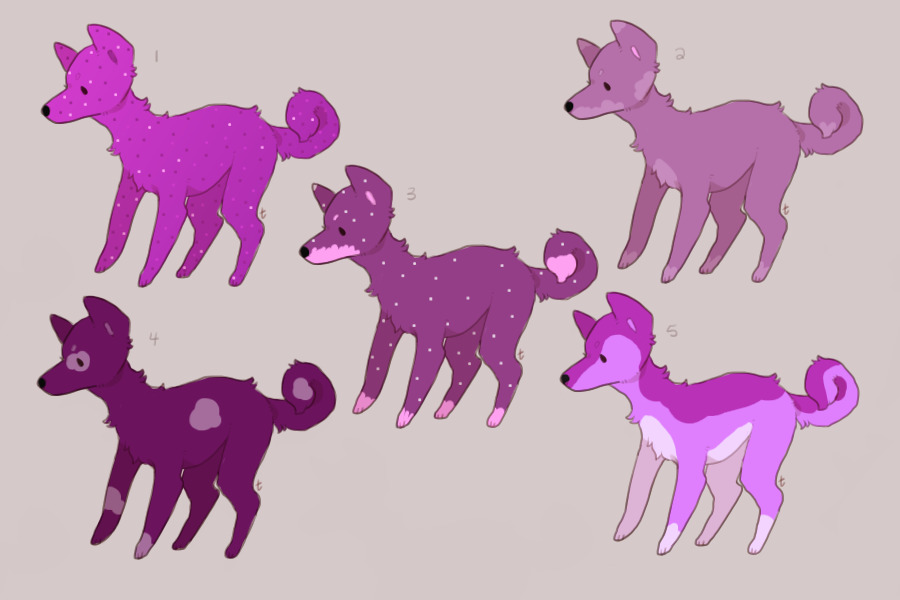 purple adopts (CLOSED, ALL TAKEN)