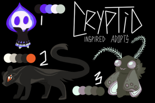 Cryptid Inspired Adopts [0/3]