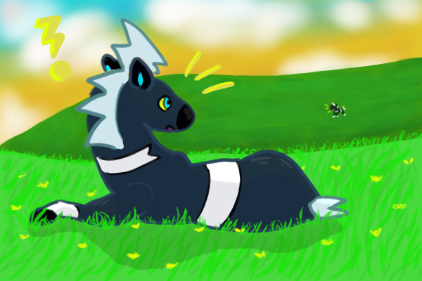 Blitzle in grass
