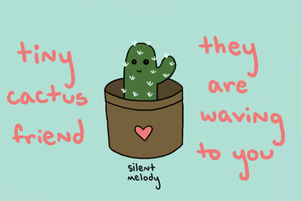 Tiny Cactus Friend