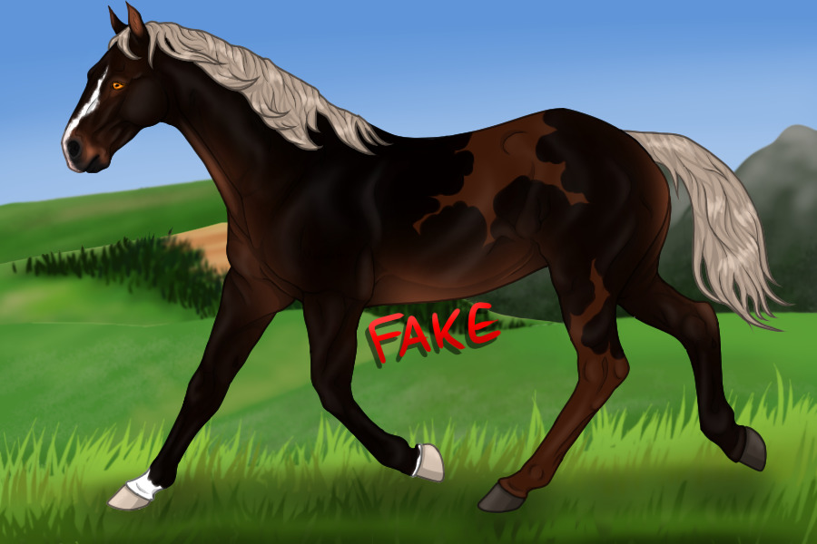 FAKE: Sol Mustang #0003: Silver Sol Seal Brown