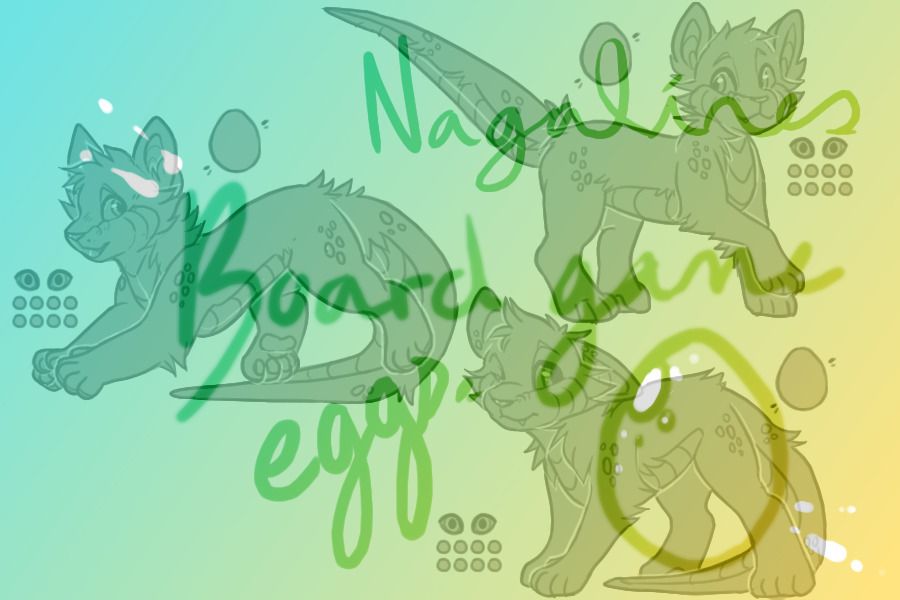 Nagaline Board Game eggies!