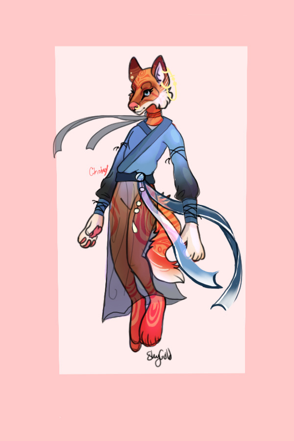 Anthro Tiger Adopt!- closed!