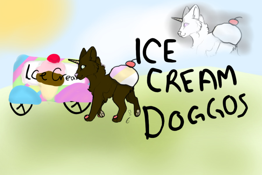 Ice Cream Doggos w/ Sixbane's Base Editable